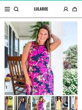 LuLaRoe Sleeveless "Charlotte" Maxi   Floral Vacation Large
